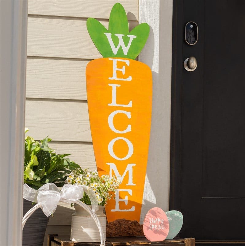 carrot door leaner sign from Chalk Couture